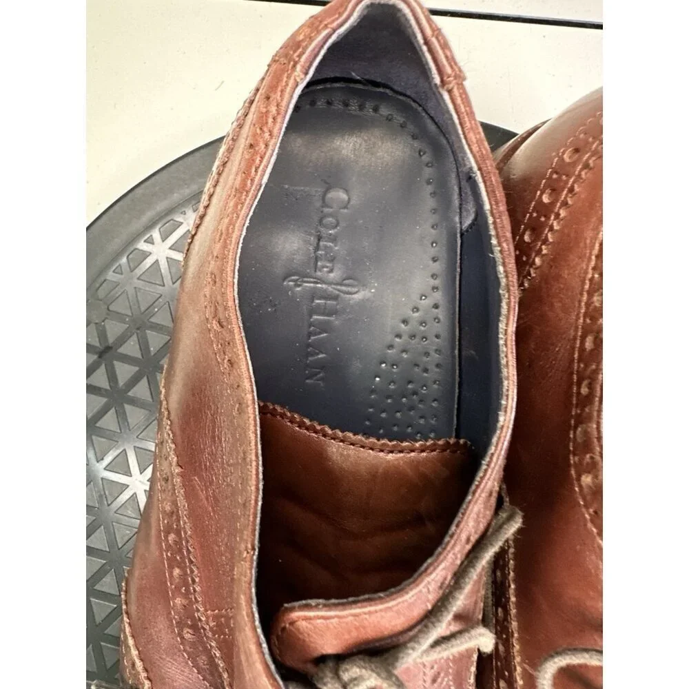 Cole Haan Brown Wingtip Oxfords Sz 10.5 M